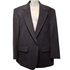 Varsity Men's wear cashmere grat Blazer Sport Coat Sz.L  Union ACTWU USA